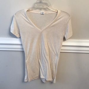 Oatmeal V-neck